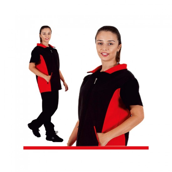 Kadın - SOFTSHELL YELEK ÇİFT RENKLİ SU İTİCİ NEFES ALABİLEN 96 POLYESTER 4 ELESTAN 320 GR