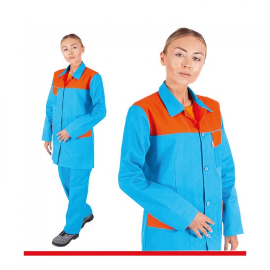 Kadın - CİLDADİYE ÇİFT RENKLİ TAKIMI 100/100 PAMUK