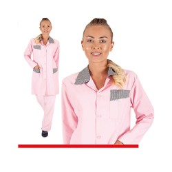 kadın-HASTANE HASTA BAKIM TAKIMI 75 POLYESTER 25 VİSKON 185 GR