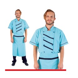 Erkek - AŞÇI TAKIMI CEKET PANTOLON ÖNLÜK 75 POLYESTER 25 VİSKON 185 GR