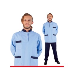 Erkek -HASTANE HİZMETLİ TAKIMI PANTOLON CEKET 75 POLYESTER 25 VİSKON