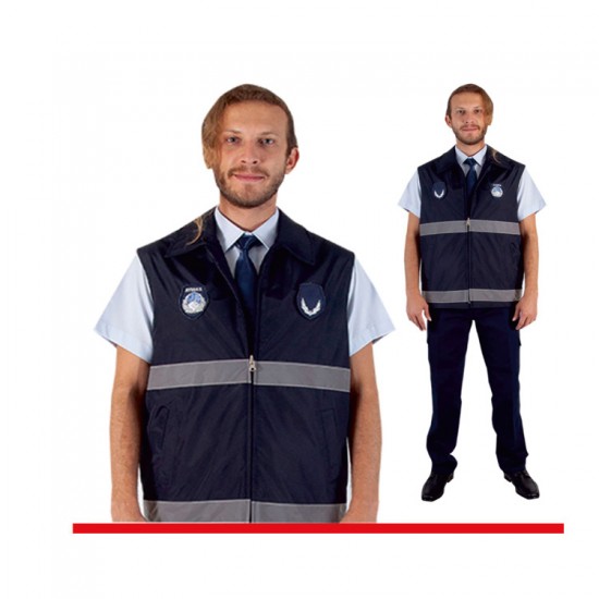 Erkek - ZABITA YELEK MİKRO SOTT 100/100 POLYESTER SU İTİCİ FOSFORLU YELEK